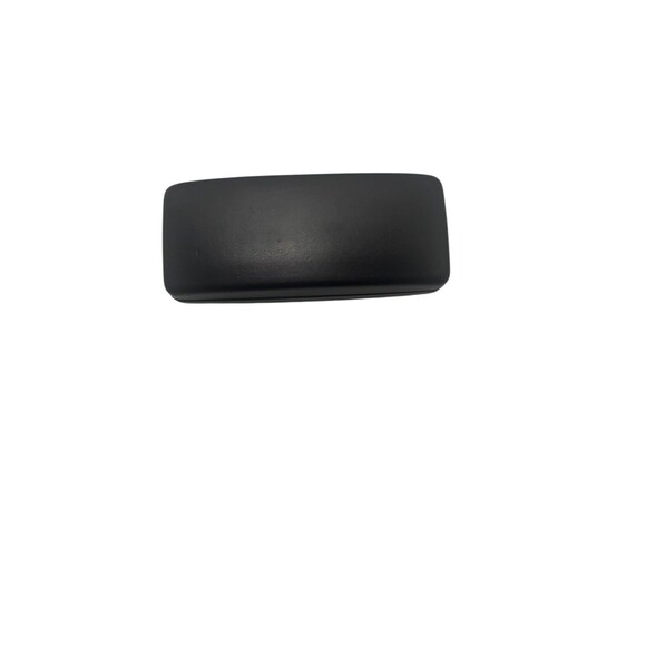 Versace Black Hard Leather Clamshell Eyeglasses Case Gold Logo W Cleaning Cloth - Picture 9 of 14